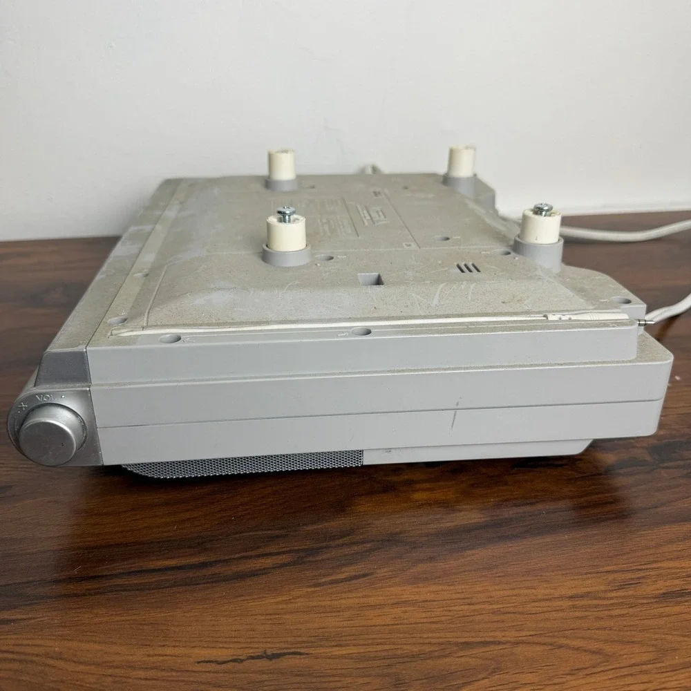 Sony ICF-CDK50 Alarm Clock Radio CD Player AM/FM Tested Working Silver